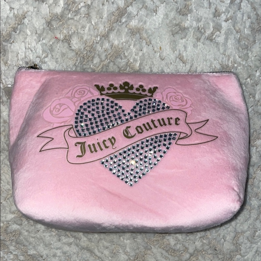 Juicy Couture Pink Cosmetic Bag